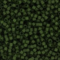 Miyuki delica Beads 11/0 - Matted transparent olive DB-1267